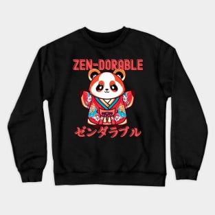 Zen-dorable red panda Crewneck Sweatshirt